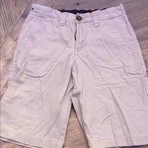 Tommy Hilfiger Beige Flat Front Men's Shorts